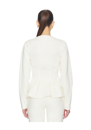 ALIGNE Azalea Jersey Cardigan in White. Size 0. Also in 4, 2, 8.