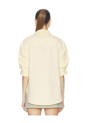 Brochu Walker Pia Shirt in Lemon. Size XS. Also in S.