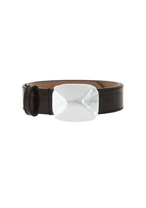 B-Low the Belt Isaac Croco Belly in Chocolate. Size L. Also in XS, S, M.