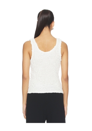 Enza Costa Dimension Tank in White. Size 0. Also in 1, 2, 3.