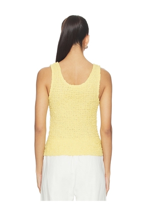 Enza Costa Dimension Tank in Yellow. Size 0. Also in 1, 2, 3.