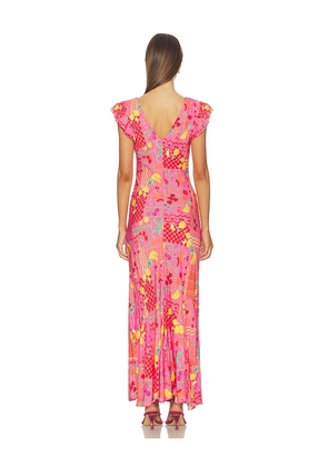 BEACH RIOT Elodie Dress in Pink. Size L. Also in XS, S, M, XL.