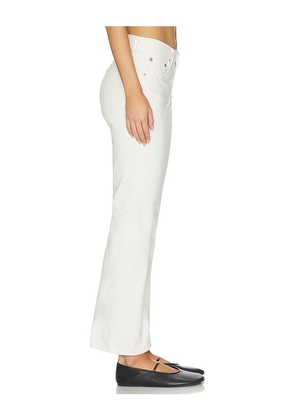 AGOLDE Kick It Boot Ankle Jeans in White. Size 23. Also in 24, 25, 26, 27, 28, 29, 30, 32, 33, 34.