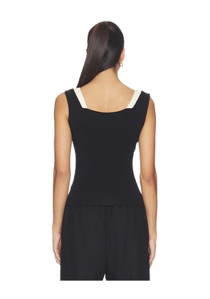 Artless Iris Layered Tank in Black. Size L. Also in XS, S, M, XL.