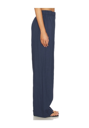 Artless Linen Relaxed Pants in Navy. Size L. Also in S.