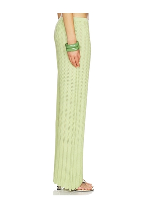 DEVON WINDSOR Gavi Pant in Green. Size L. Also in XS, S, M, XL.