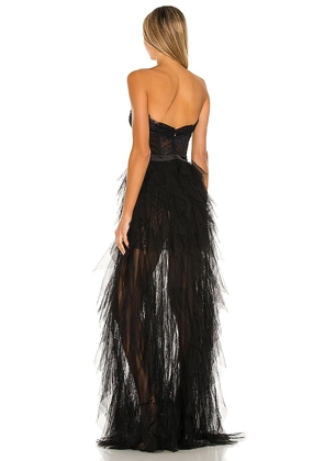 For Love & Lemons X REVOLVE Bustier Gown in Black. Size S. Also in XS, M, XL.
