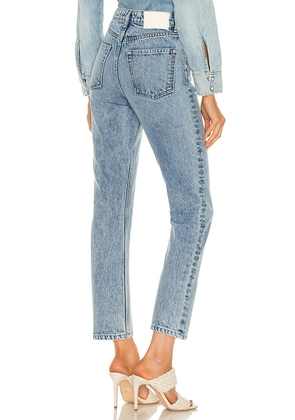 GRLFRND Karolina High Rise Straight Crop in Denim-Light. Size 31. Also in 32.