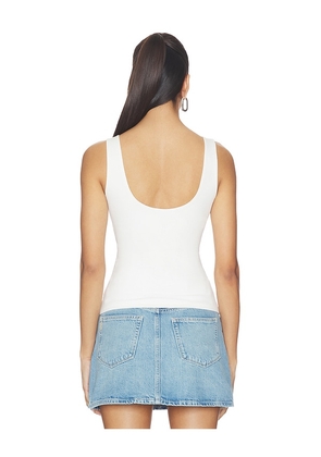 Artless Inez Scoop Tank in Cream. Size L. Also in XXS, XS, S, M, XL.