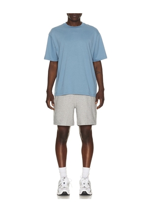 Beyond Yoga SoftKnit Cotton Tee in Blue. Size L. Also in S, M, XXL/2X.