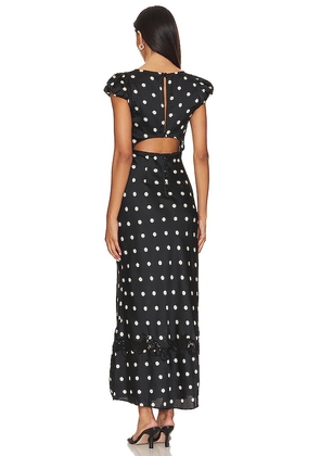 Free People Butterfly Babe Midi Dress in Black. Size M. Also in S.
