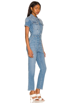 Good American Fit For Success Jumpsuit in Denim-Medium. Size 4X. Also in 5X.