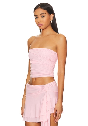 Indah Niko Tube Top in Pink. Size M. Also in S, L.