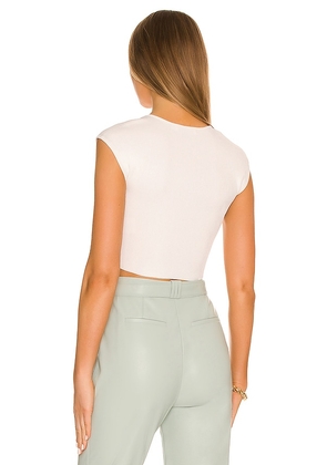 SIMKHAI Abia Tee in White. Size M. Also in XS, L, XL.