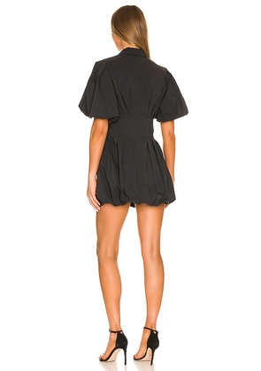SIMKHAI Cleo Poplin Dress in Black. Size 10. Also in 0, 2, 4, 6.
