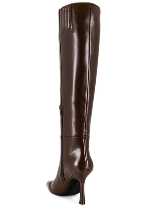 Jeffrey Campbell Sincerely Boots in Brown. Size 6. Also in 6.5, 7.5, 8, 8.5, 9.5.