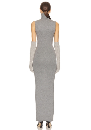 Helsa Aadi Knit Dress in Grey. Size S. Also in M, XL.