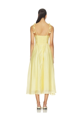 ASTR the Label Halcyon Dress in Yellow. Size L. Also in M, XS.