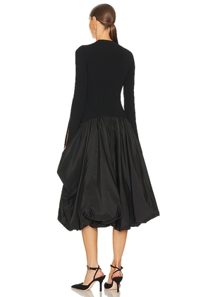 SIMKHAI Kenlie Midi Dress in Black. Size M. Also in S, L.