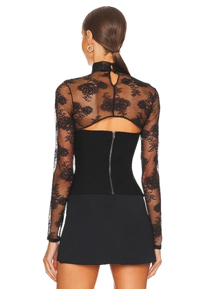 fleur du mal Bouquet Lace Shrug in Black. Size M. Also in XS, S, L.