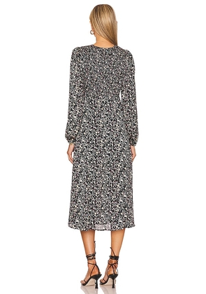 HEARTLOOM Ambrosia Midi Dress in Black. Size M. Also in S, L.