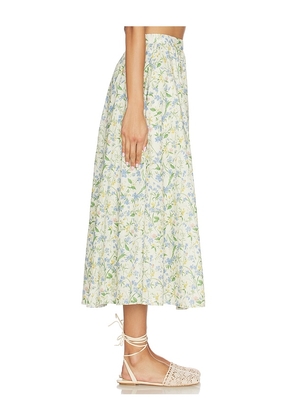 ASTR the Label Wylda Skirt in Green. Size L. Also in M, S, XL, XS.