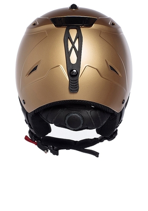 Goldbergh Khloe Ski Helmet in Metallic Gold. Size S/M. Also in XXS/XS.
