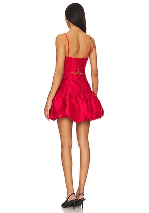 For Love & Lemons Annika Mini Dress in Red. Size S. Also in M, L.