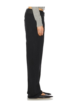 GRLFRND Bella Low Rise Boyfriend in Black. Size 24. Also in 25, 26, 27, 28, 29, 30, 32.