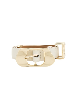 Ettika Molten Metal Belt in Cream. Size L. Also in XS.