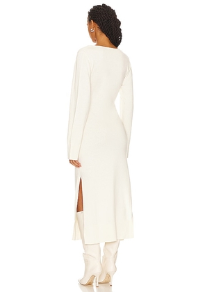 SIMKHAI Skyla Dress in Ivory. Size M. Also in XS, S, L.