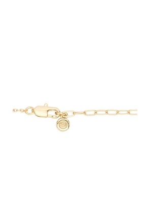 Ettika Fluttering Glow Pendant Necklace in Metallic Gold.