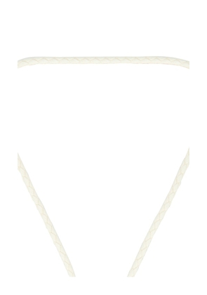 Ettika Drift Bolo Necklace in Teal,Metallic Gold.