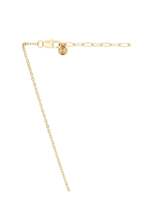 Ettika Dainty Triple Charm Necklace in Metallic Gold.