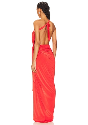 J.Angelique Disa Gown in Orange. Size M. Also in S, L, XL.