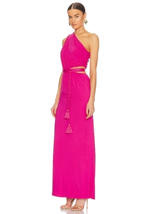 House of Harlow 1960 x REVOLVE Lera Dress in Fuchsia. Size S. Also in M.