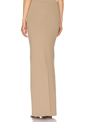 Helsa Carina Knit Skirt in Tan. Size M. Also in L, XL.