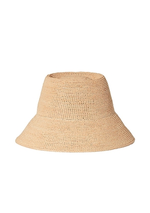 Janessa Leone Felix Packable Hat in Neutral. Size M. Also in L.