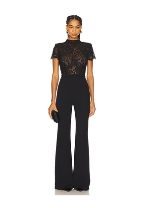 Nadine Merabi Harriet Jumpsuit in Black. Size 10/L. Also in 2/XS.