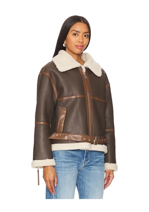 HEARTLOOM Olina Jacket in Brown. Size M. Also in XS, S, L, XL.