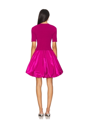 SIMKHAI Kenny Bubble Mini Dress in Pink. Size M. Also in S.