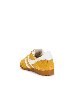 Gola Elan Sneaker in Mustard. Size 6.5. Also in 5.