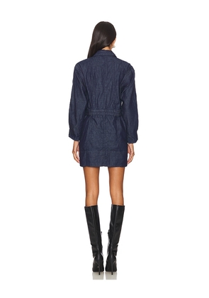 Free People x REVOLVE Esme Mini Dress In Dark Shadow in Denim-Dark. Size M. Also in S, L.