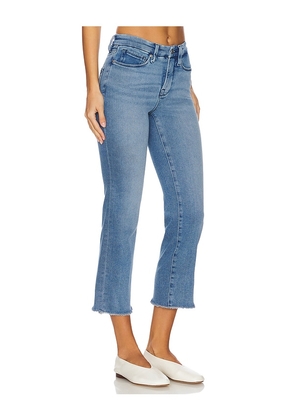 Good American Good Petite Straight Split Pockets Jeans in Denim-Medium. Size 20. Also in 22, 24.