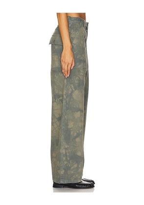 GRLFRND Lucie Slouchy Jeans in Green. Size 24. Also in 23.