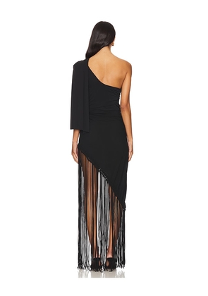 FAITHFULL Bijou Asymmetric Dress in Black. Size XS. Also in S, M.
