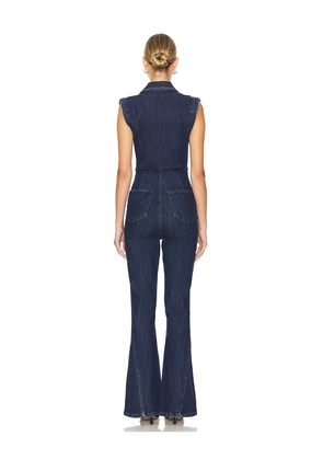 Free People Crvy Ring The Alarm One Piece In Siren in Denim-Dark. Size XS. Also in M.