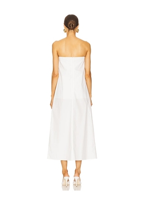 HERSKIND Chantelle Dress in White. Size 34. Also in 32, 40.