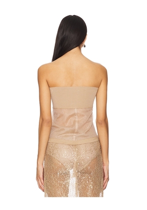 HERSKIND Bambi Knit Top in Tan. Size L. Also in M.