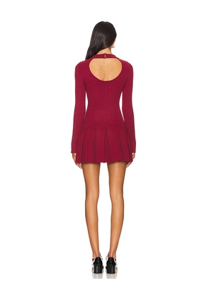 Free People Emmy Mini Dress in Red. Size L. Also in XS, S, M.